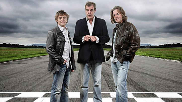 2002 Top Gear presenters Richard Hammond, Jeremy Clarkson and James