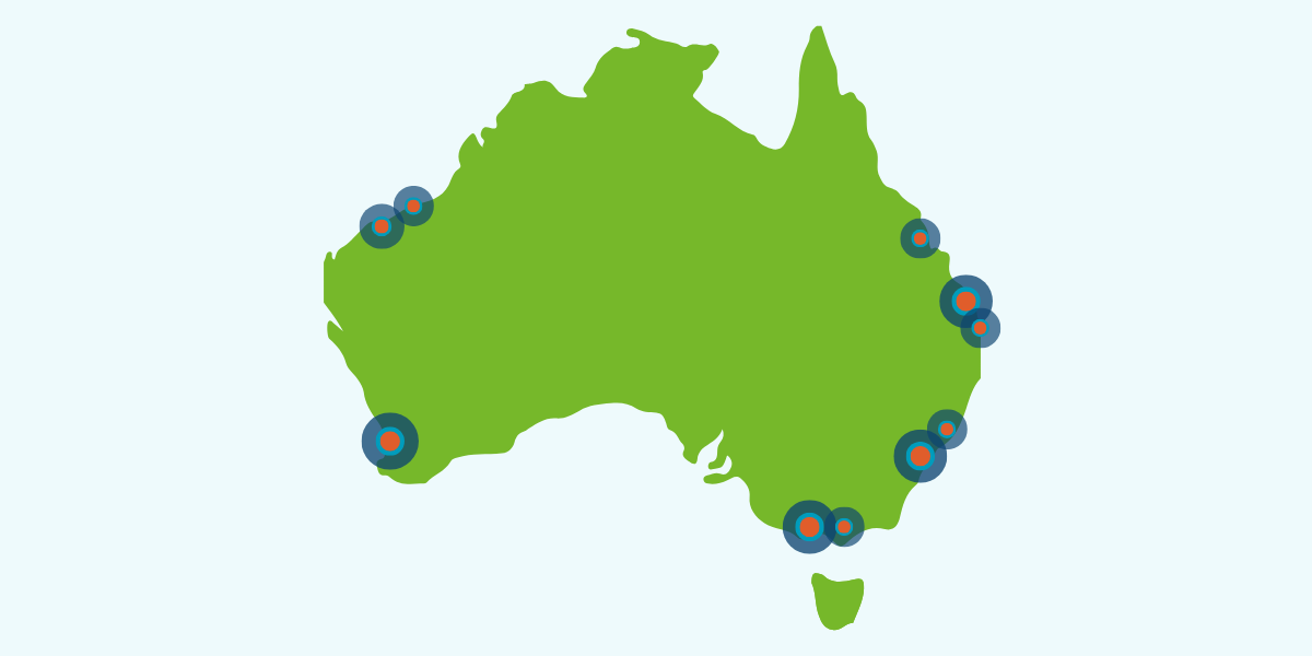 Map of Australia's car crime hotspots